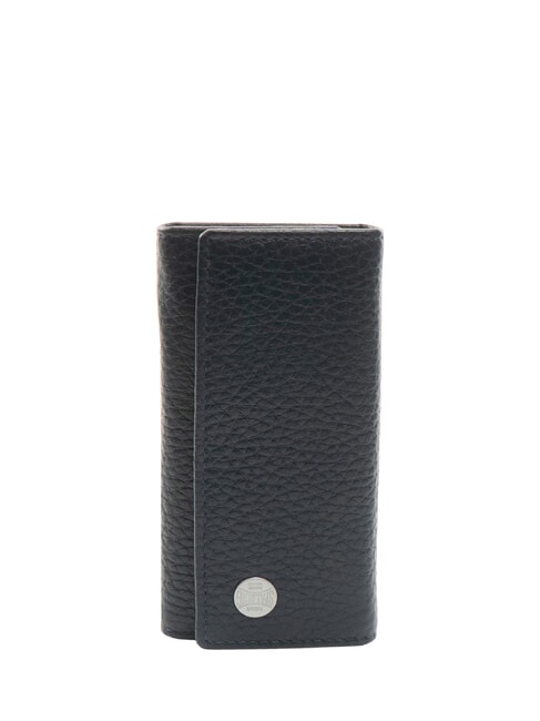 SPALDING SNAP Astuccio portachiavi in pelle blu - Portachiavi