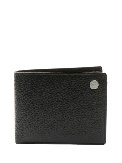 SPALDING SNAP Portafoglio medio in pelle martellata nero - Portafogli Uomo