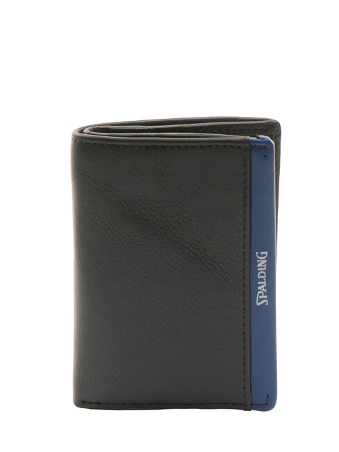 SPALDING SNAP  Portafoglio Uomo in pelle black/navy - Portafogli Uomo