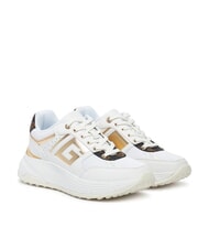 GUESS FONZI Sneakers running White/Brown - Scarpe Donna - 1