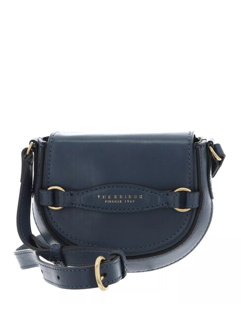THE BRIDGE BETTINA Borsa mini in pelle a tracolla ceruleo abb.oro - Borse Donna