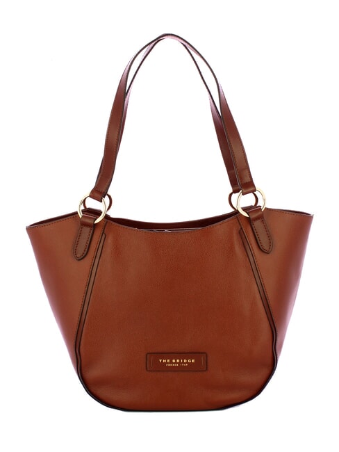 THE BRIDGE DOMITILLA  Shopping Bag in pelle MARRONE - Borse Donna