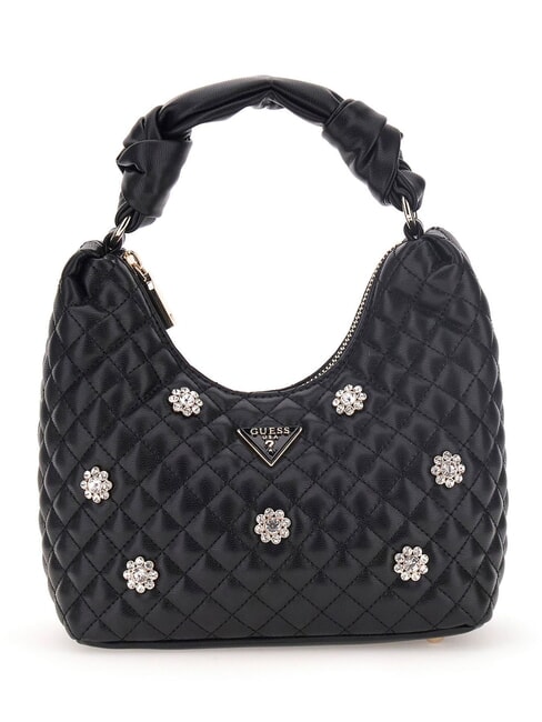 GUESS EVERLEE Borsa Hobo a spalla NERO - Borse Donna