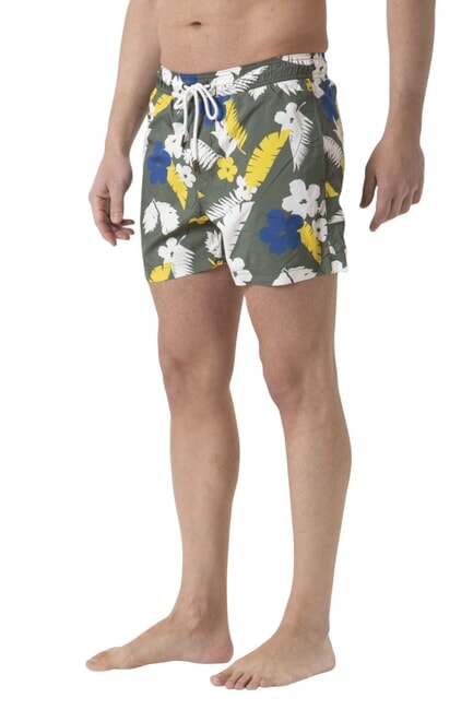 SUN68 CLASSIC PRINT Costume uomo da mare militare / giallo - Costumi da bagno Uomo