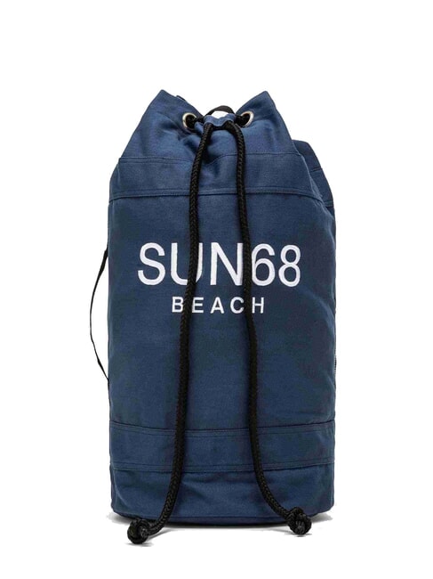 SUN68 CABARDINE Sacca da mare in cotone navy blue - Borse Donna
