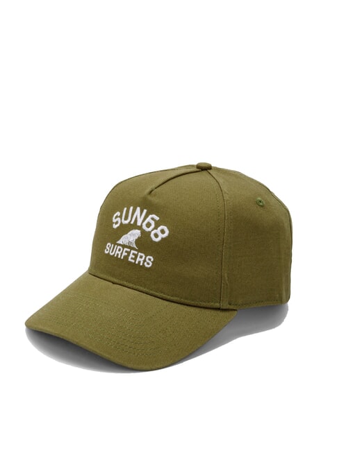 SUN68 LOGO Cappello modello baseball verde smeraldo - Cappelli