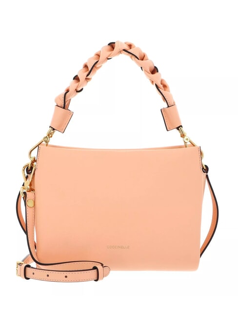 COCCINELLE BOHEME GRANA DOUBLE Borsa piccola a mano in pelle martellata sunrise/pot - Borse Donna