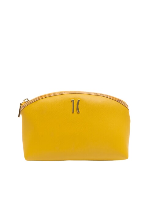 ALVIERO MARTINI PRIMA CLASSE GEO Beauty stondato con logo giallo miele - Beauty Case