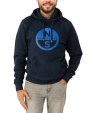 NORTH SAILS BASIC Felpa stampa logo con cappuccio combo 1 - Felpe Uomo - 1