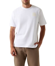 GUESS PATCH AT CHEST  T-Shirt in cotone purwhite - T-shirt Uomo - 1