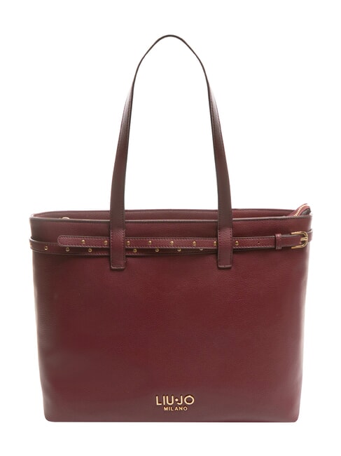 LIUJO EVRIM Borsa tote a spalla red wine - Borse Donna