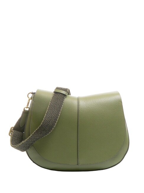 GIANNI CHIARINI HELENA ROUND Borsa piccola in pelle a tracolla deep fir - Borse Donna