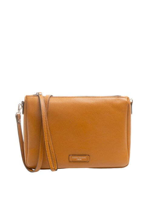 GIANNI CHIARINI NORA POUCH Pochette in pelle con polsierina e tracolla flake - Borse Donna