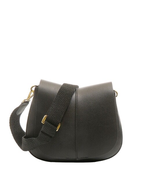 GIANNI CHIARINI HELENA ROUND Borsa in pelle con doppia tracolla Nero - Borse Donna