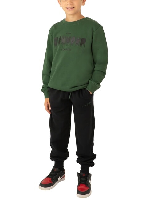 JOHN RICHMOND PETERSI Completo tuta felpa e pantaloni mount/blk - Tute bambini