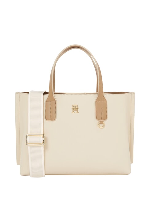 TOMMY HILFIGER TH DISTINCT Borsa a mano, con tracolla classic beige - Borse Donna