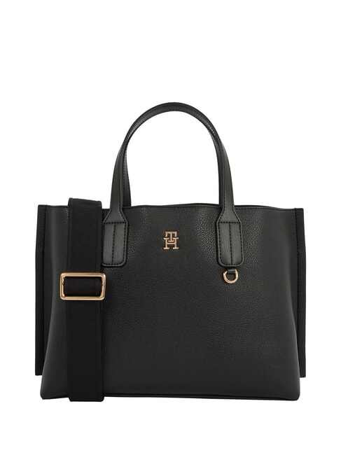 TOMMY HILFIGER TH DISTINCT Borsa a mano, con tracolla black - Borse Donna