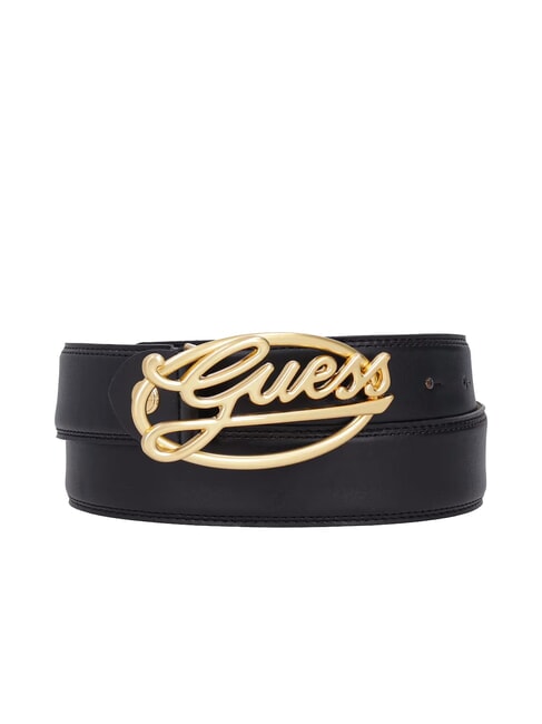GUESS LOGO Cintura accorciabile NERO - Cinture