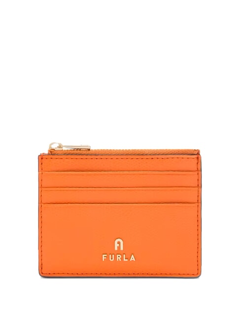 FURLA CAMELIA Portacard / Portamonete in pelle paprika - Portafogli Donna