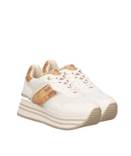 ALVIERO MARTINI PRIMA CLASSE GEO JR Sneakers platform Bianco/Geo Beige - Scarpe Donna - 1