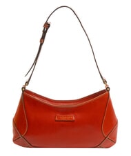 THE BRIDGE GIORGIA Borsa a spalla in pelle arancio bruciato abb. oro - Borse Donna - 1