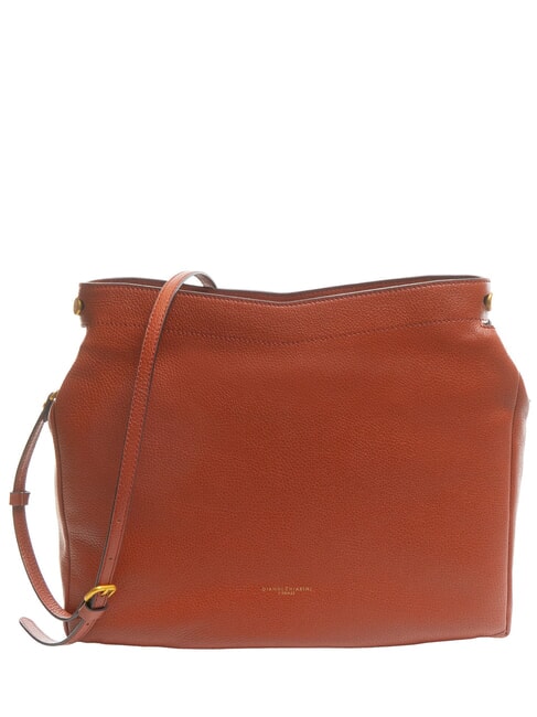 GIANNI CHIARINI OTTAVIA Borsa a tracolla, in pelle brick red - Borse Donna