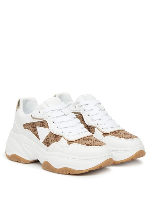 GUESS HAPYY4  Sneakers Beige/Brown - Scarpe Donna