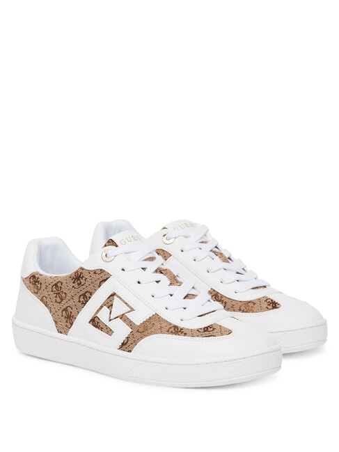 GUESS NOCHEE 2  Sneakers  White/Brown - Scarpe Donna