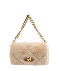 LIUJO LAPUFFY Borsa peluche manico catena marmo - Borse Donna - 1