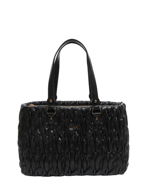 LIUJO AIDE Borsa tote trapuntata NERO - Borse Donna