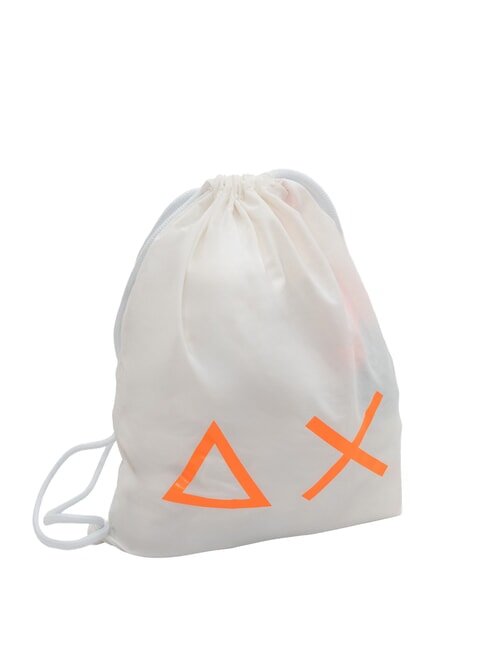 SUN68 SHOE BAG Sacca porta scarpe bianco/arancio fluo - Accessori Viaggio