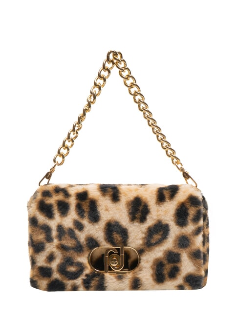 LIUJO LAPUFFY Borsa peluche animalier a spalla macul.naturale - Borse Donna