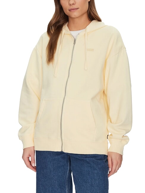 VANS EVERYDAY Felpa full zip con cappuccio lemon icing - Felpe Donna