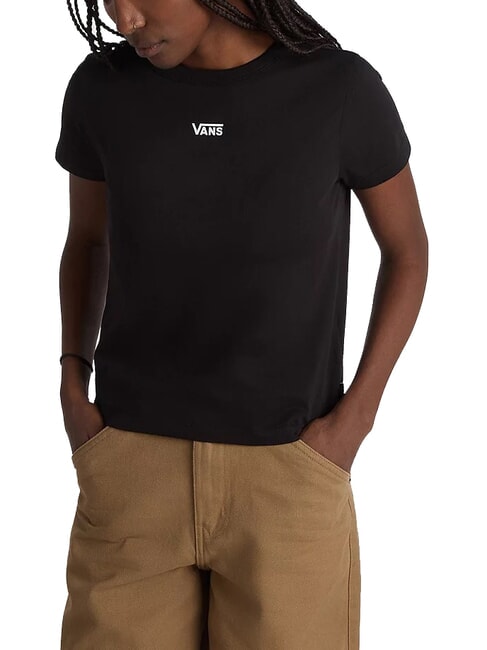 VANS BASIC MINI T-shirt a maniche corte in cotone black - T-shirt e Top Donna