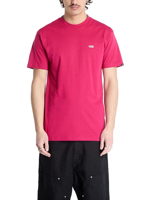 VANS LEFT CHEST LOGO  T-Shirt in cotone cherries jubilee - T-shirt Uomo