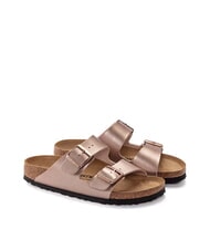 BIRKENSTOCK ARIZONA Sandalo ciabatta metallizzato - Scarpe Donna