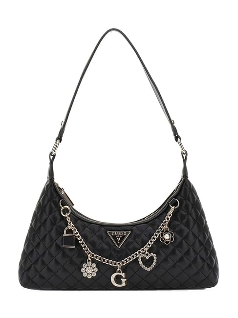 GUESS EVERLEE Borsa a spalla NERO - Borse Donna