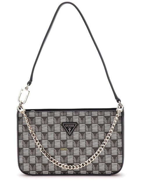 GUESS G WAVE 2 Borsa a spalla black logo - Borse Donna