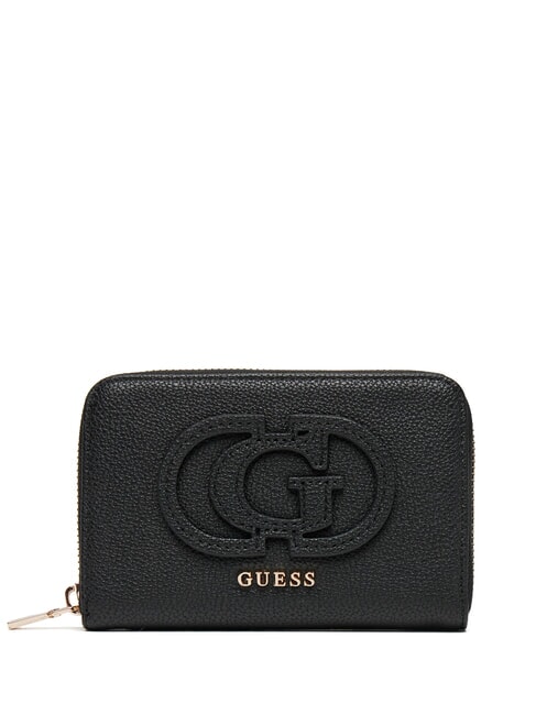 GUESS CALEBRA Portafoglio Zip Around Medio NERO - Portafogli Donna