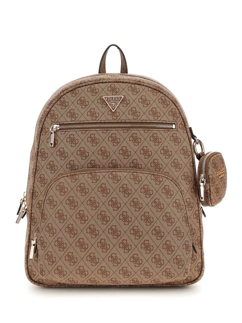 GUESS POWER PLAY 2 Zaino Donna LATTE LOGO - Borse Donna