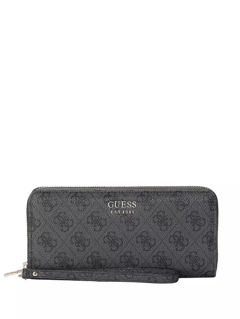 GUESS BRENTON Portafoglio con polsierina coal - Portafogli Donna
