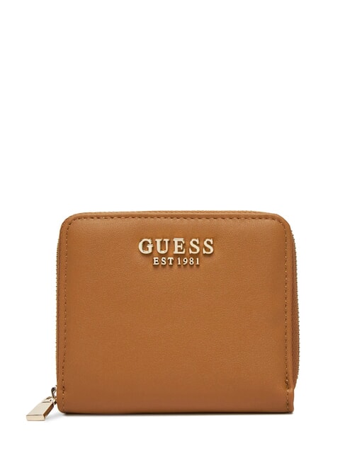 GUESS TALENT Portafoglio zip around piccolo caramel - Portafogli Donna
