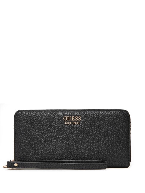 GUESS BRENTON Portafoglio zip around NERO - Portafogli Donna