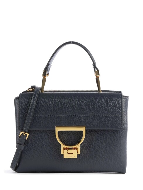 COCCINELLE ARLETTIS Hand bag in pelle martellata midnight blue - Borse Donna
