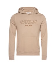 GUESS BEAU Felpa con cappuccio pasadena stone - Felpe Uomo - 1