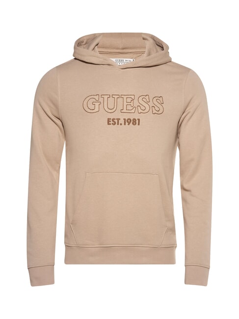 GUESS BEAU Felpa con cappuccio pasadena stone - Felpe Uomo