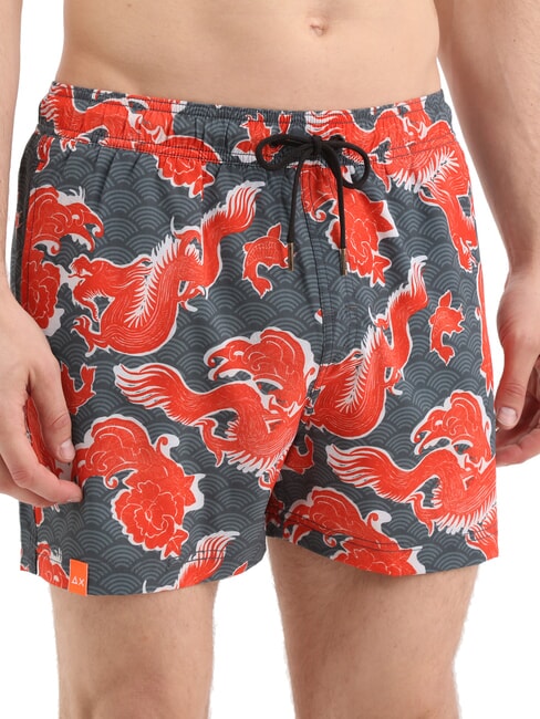 SUN68 JAPAN Costume uomo da mare nero - Costumi da bagno Uomo