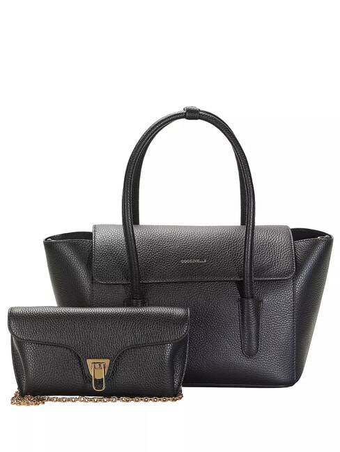 COCCINELLE DOUBLE BEAT Borsa a mano, con tracolla Nero - Borse Donna