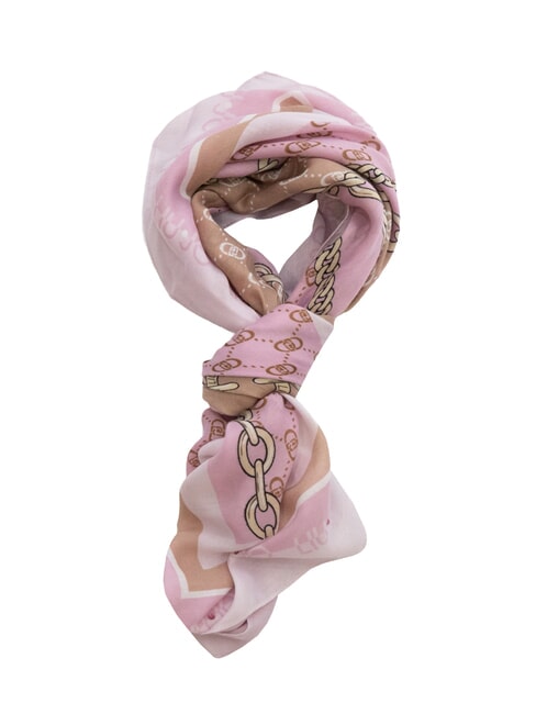 LIUJO CHAIN Foulard con stampa all over fragrant lilac - Sciarpe