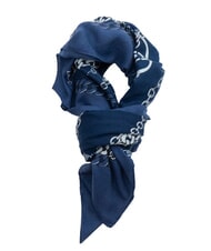 LIUJO CHAIN Foulard con stampa all over blu lapis - Sciarpe - 1